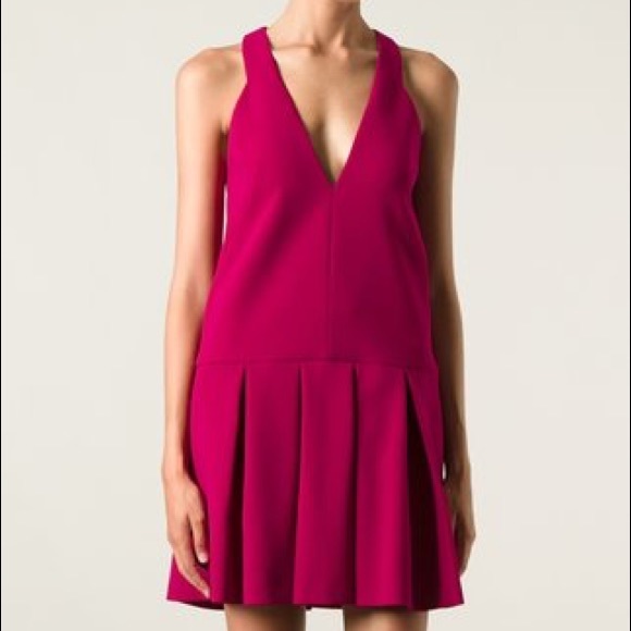 Thakoon Dresses & Skirts - Thakoon Pink Drop Waist Pleated Dress